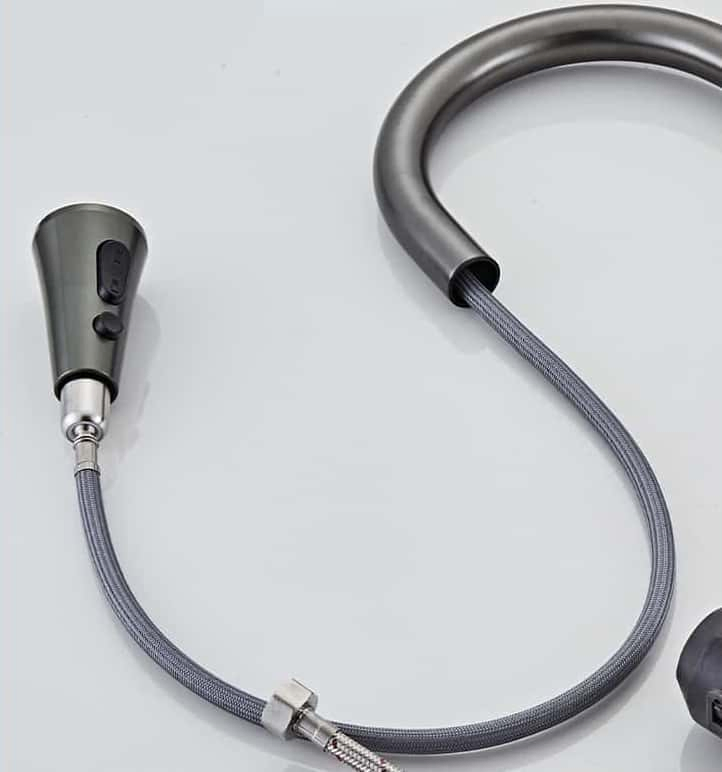 360 Swivel Space Aluminum Kitchen Tap Faucet Sink Pull-out Kitchen Faucets