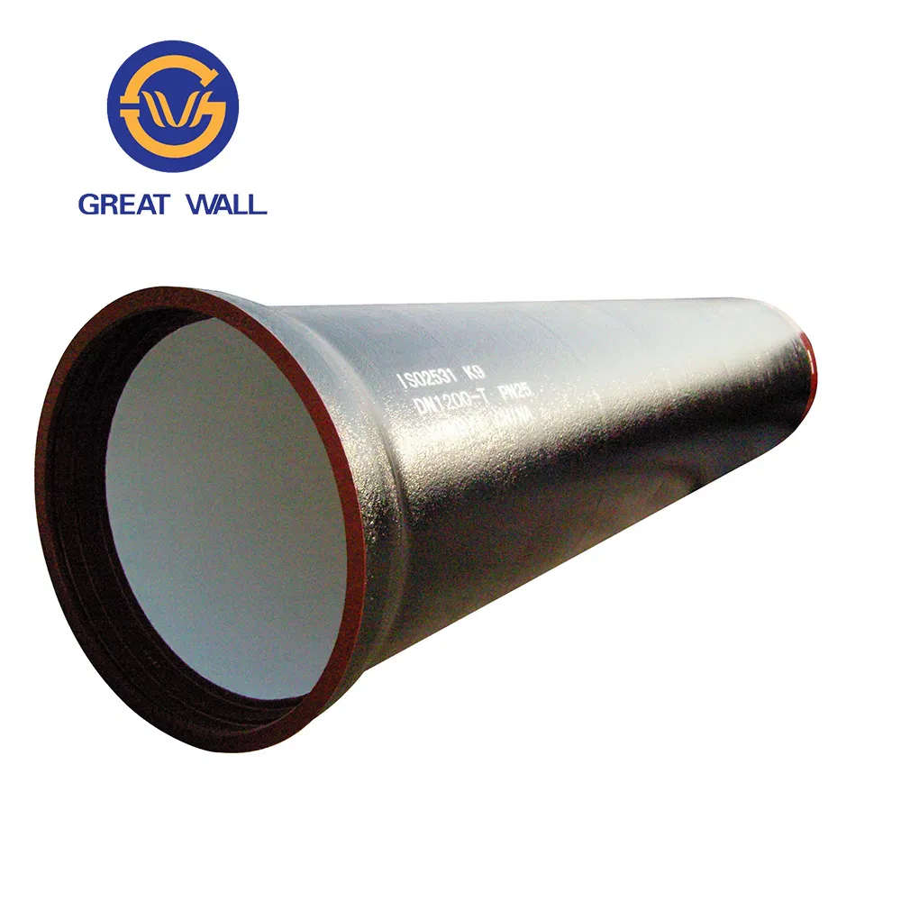 Premium ISO2531 Bitumen Coated Ductile Iron Pipe K9 for Global Distribution