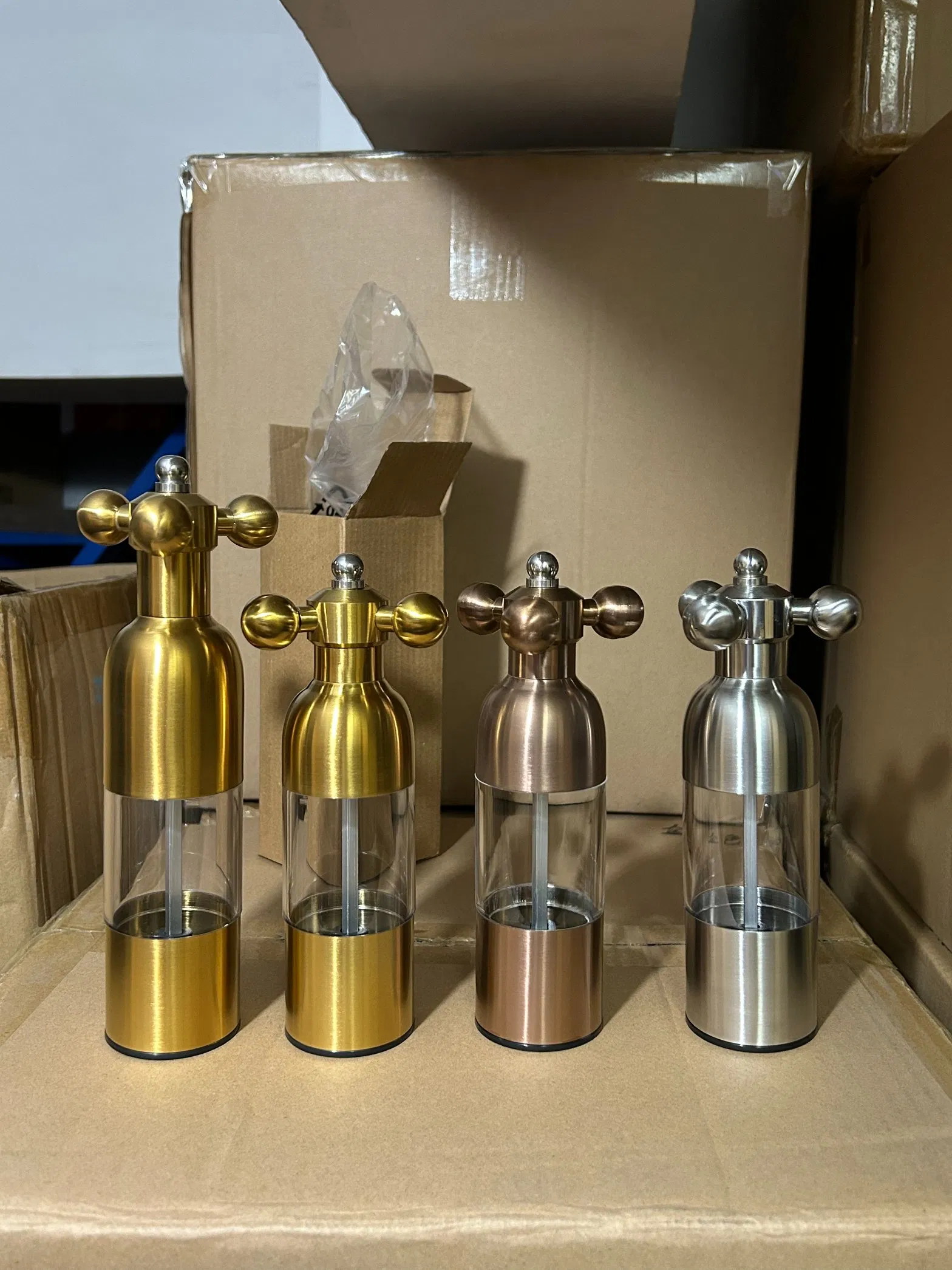 Kitchen Gadget stainless Steel Pepper Grinder Spice Grinder Salt Pepper Mill