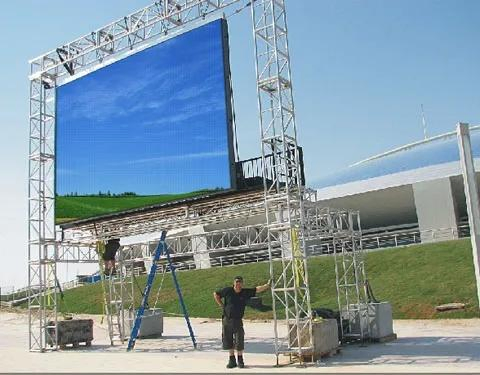 Outdoor Indoor 500X500mm HD SMD Curved Digital Stage Events Rental Background DJ Booth LED Screen P1.9 P2.6 P2.9 P3.91