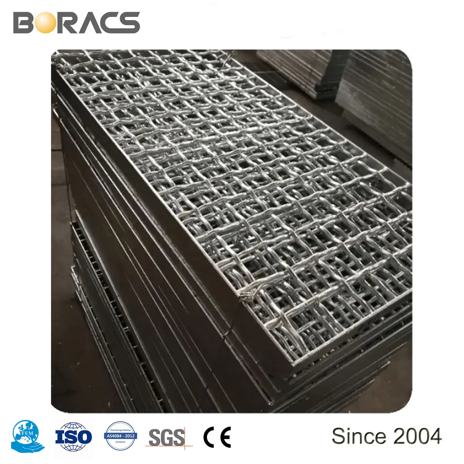 Metal Building Materials Galvanized Ms Drain Car Park Drainage Steel Grating for Construction