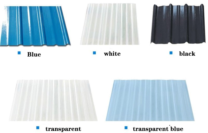 New Material Fiberglass Reinforced FRP Transparent Roofing Tile Villa Style Glass Roofing Tile