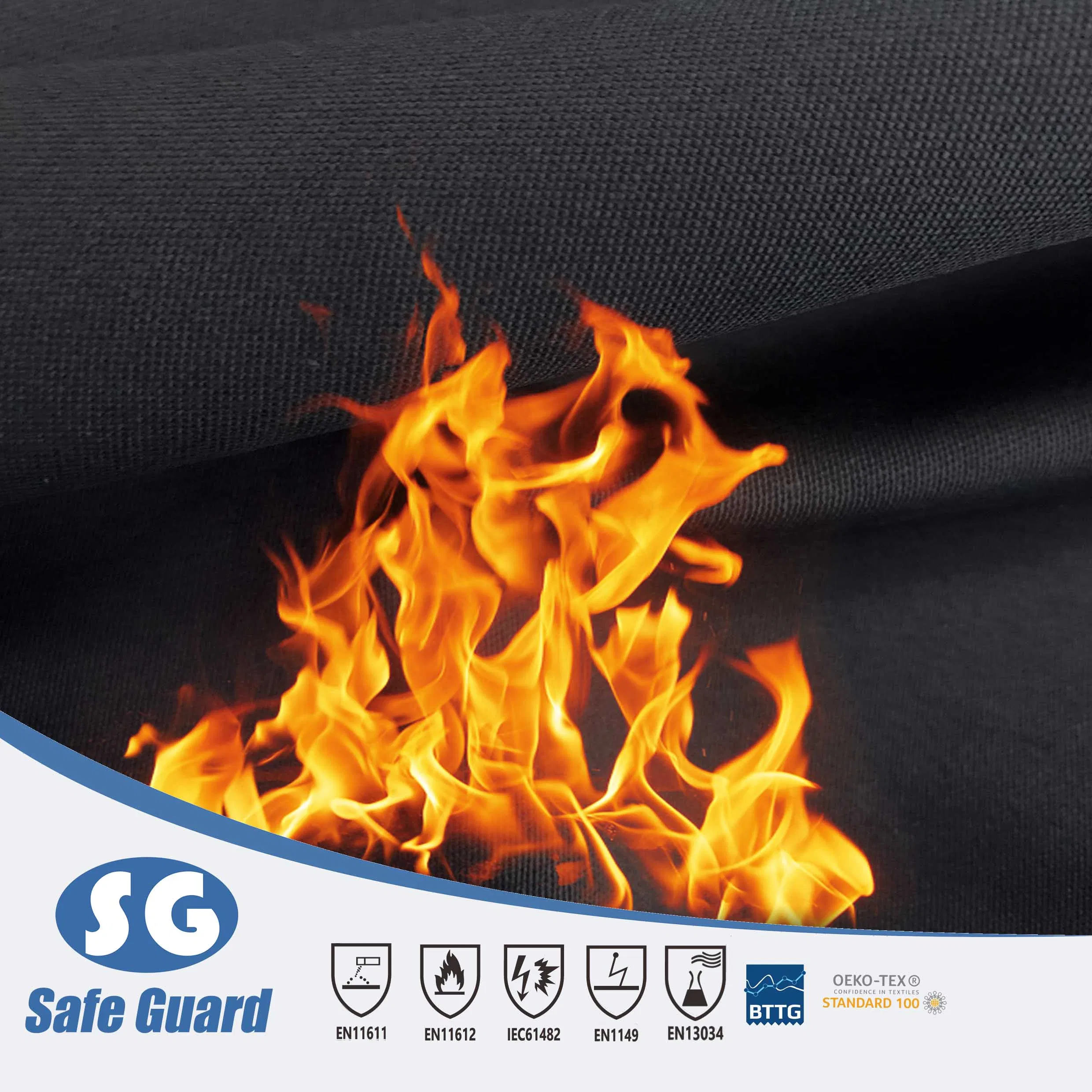 Used for Curtain Carpet Furniture Decoration 450GSM Flame Retardant Fabric