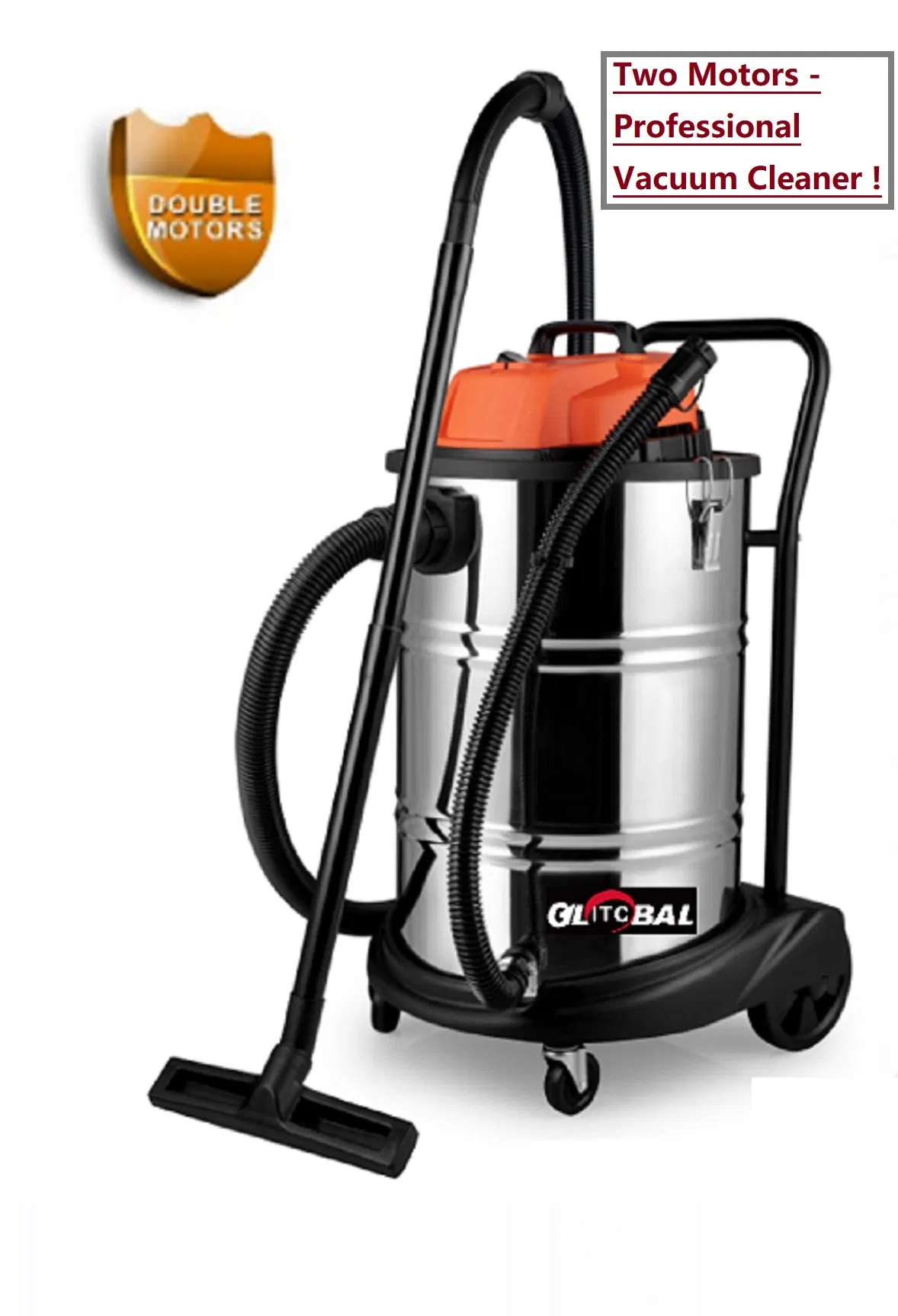2000W Wet&Dry Electric Vacuum Cleaner Power Tool-Double Motors