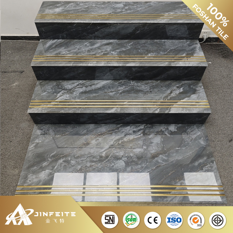 Плитка для ступеней под мрамор, 470x1200 мм