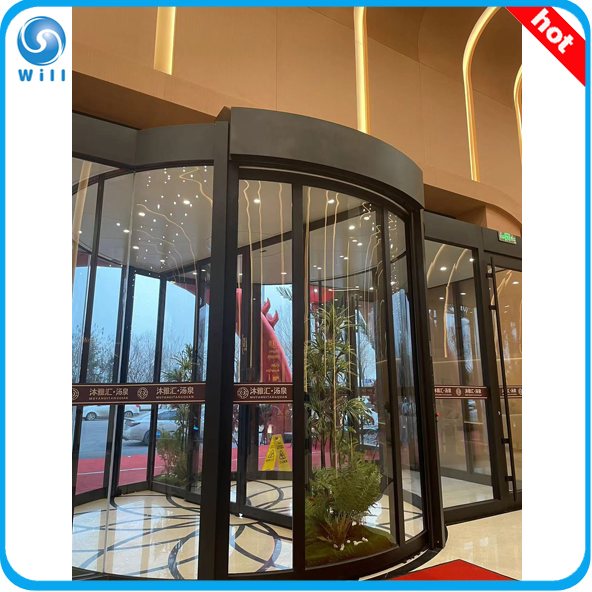 Big Automatic Revolving Door