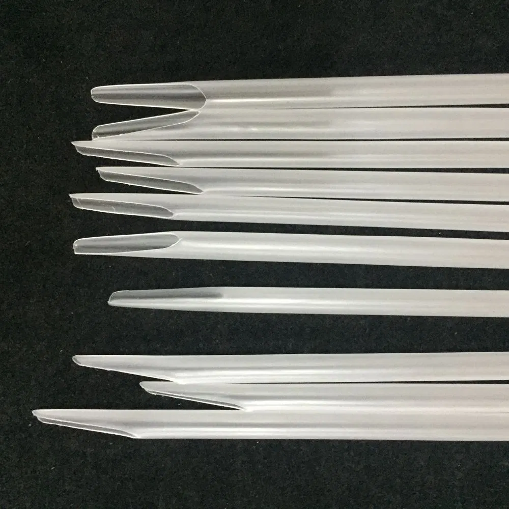 Clear Snow Cone Straw Spoons Perfect for Milkshakes and Shaved Ice