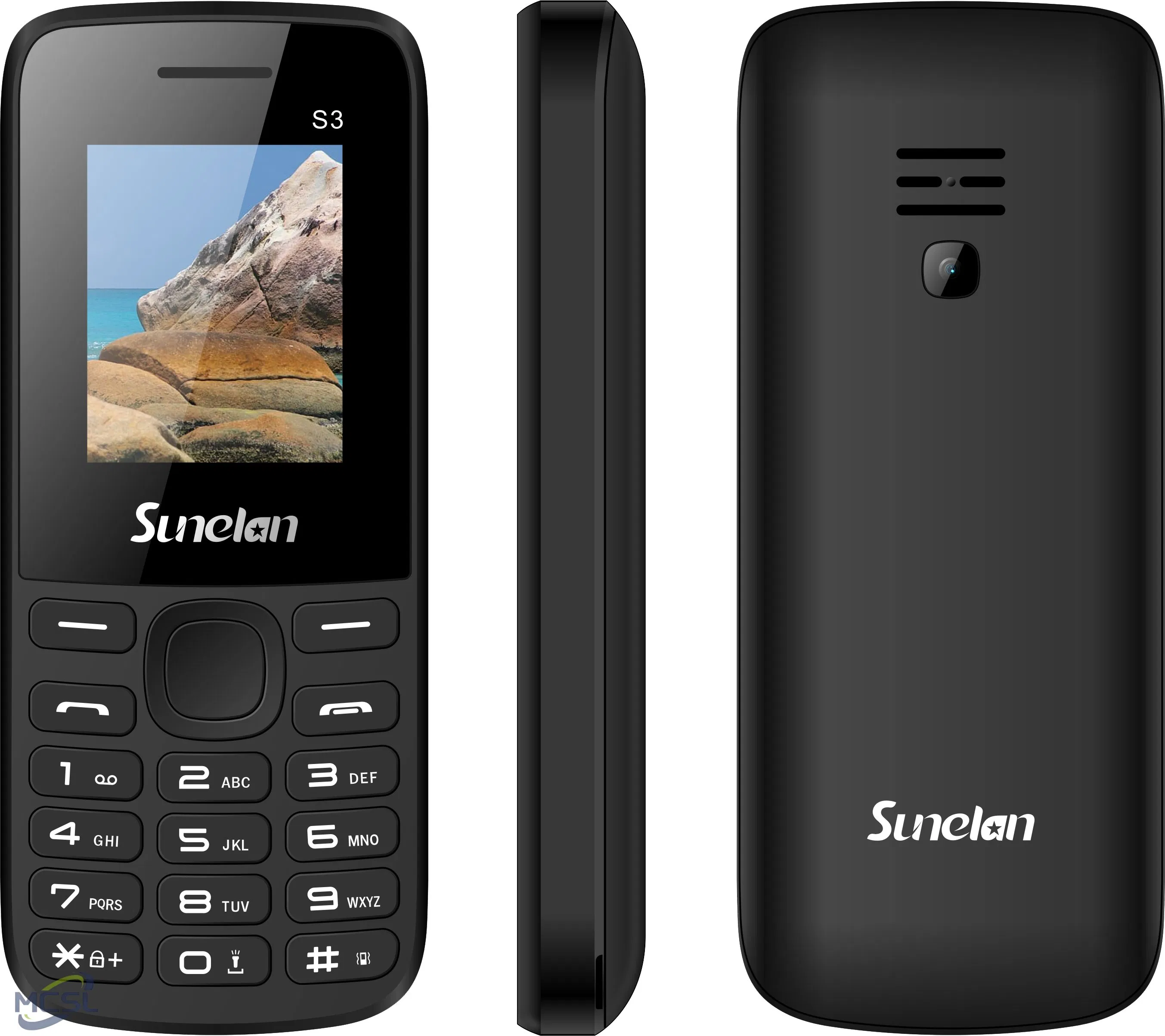 Кнопочный телефон Sunelan S3, 1.77 дюйма, 2G