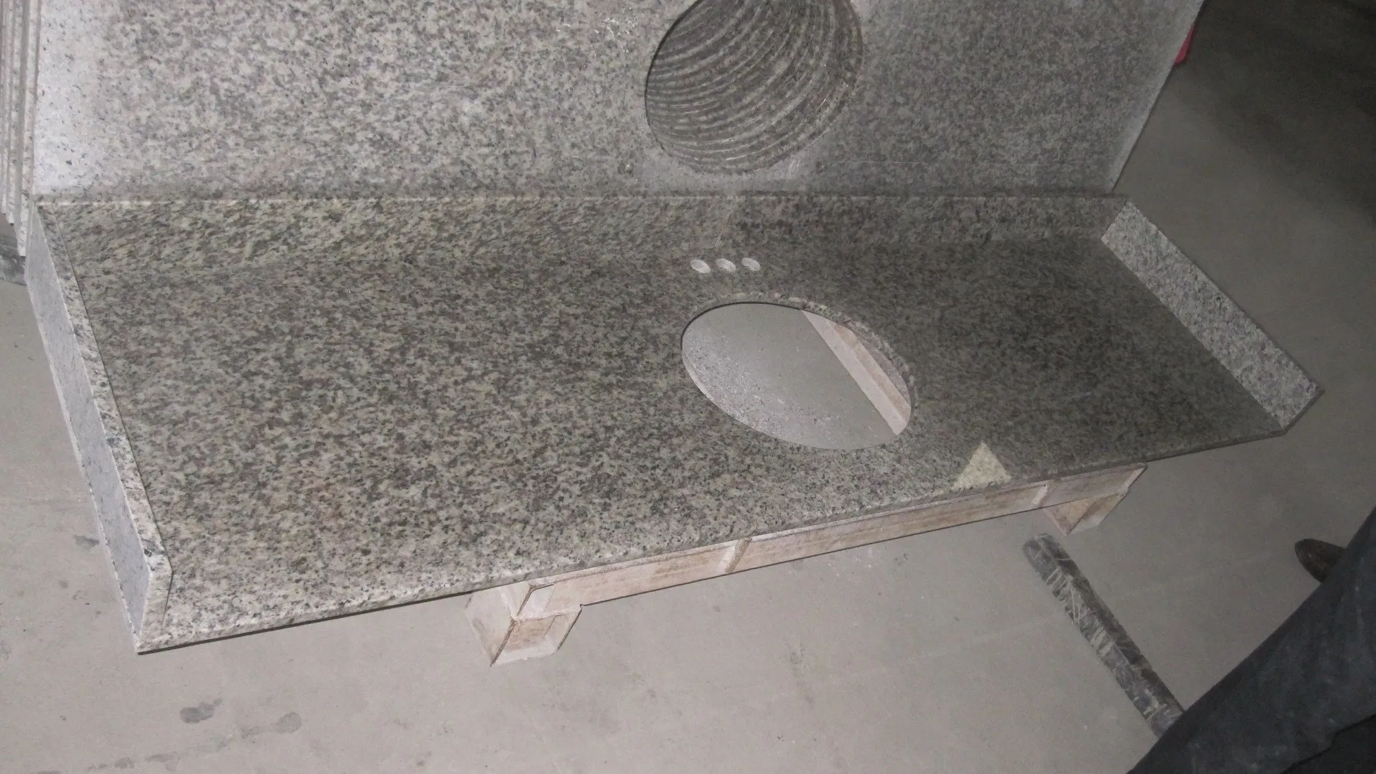 Most Popular Vanity Top Natural Granite Bianco Sardo G623 Factory Price Big Slabs Countertop