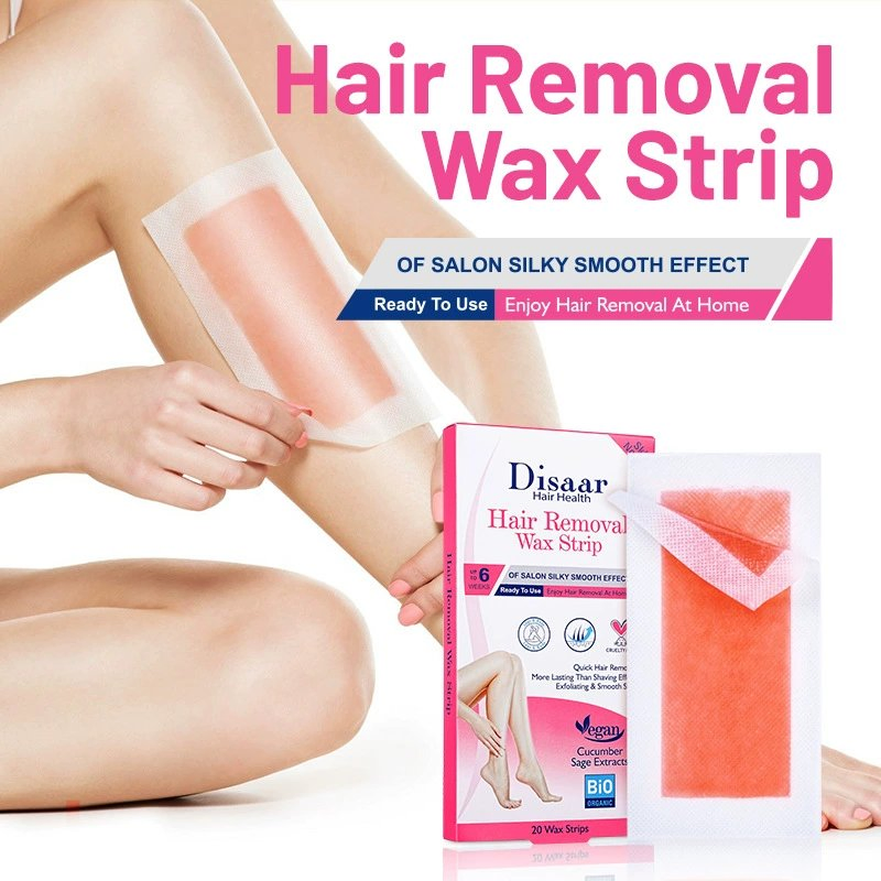 Quick Removing Body Legs Hair Removal Wax Strips for Normal Skin
