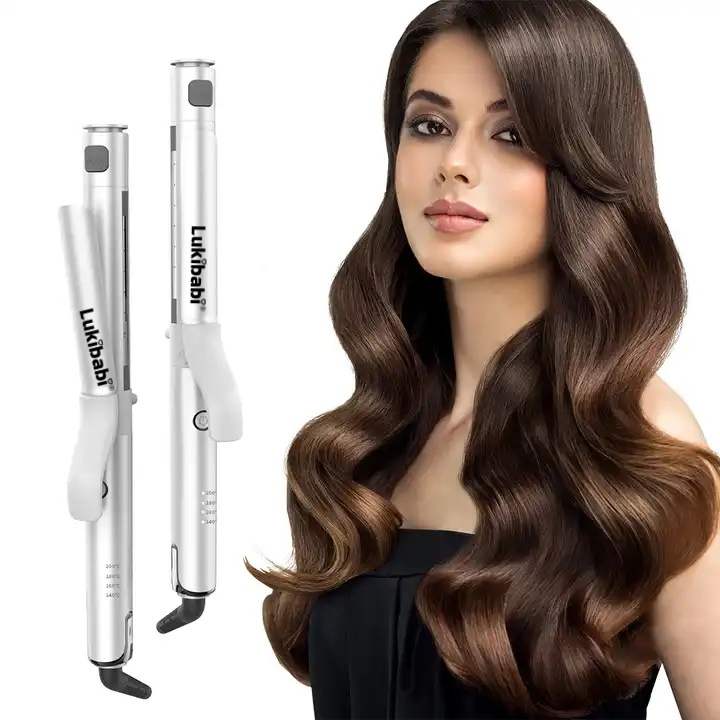 Smart Adjustable Temperature Automatic Curling Iron and Brush