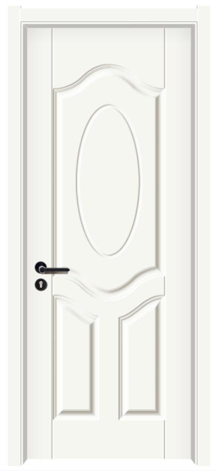 High Quality White Primer 5 Panel Door Skin for Home Decoration