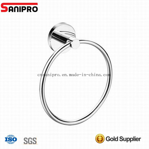 Sanipro Contemporary Decorative Curved Removable Towel Ring