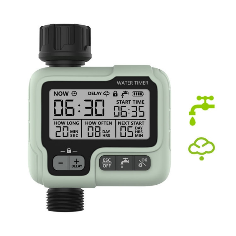 Smart 1-Zone Automatic Water Timer for Efficient Garden Irrigation Hct-322