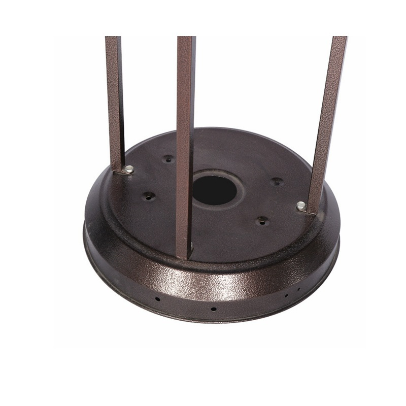 Big Size Powder Coated Patio Heating Furnace Bronze Stand Outdoor Gas Heater