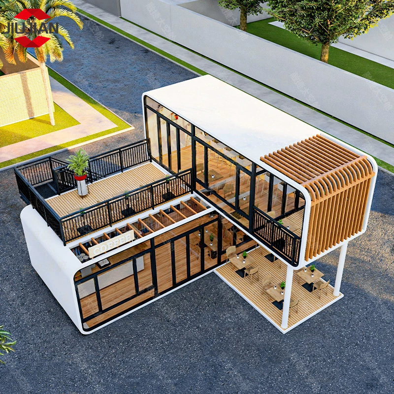 2 Story Mobile Prefabricated Modern Apple Cabin for Pod Hotel