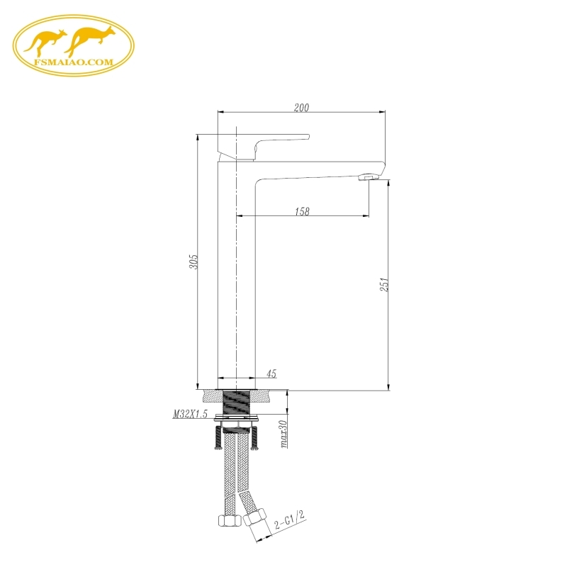 Minimalist Style Restaurant Washbasin Fast Delivery Bulk Order Available Basin Mixer