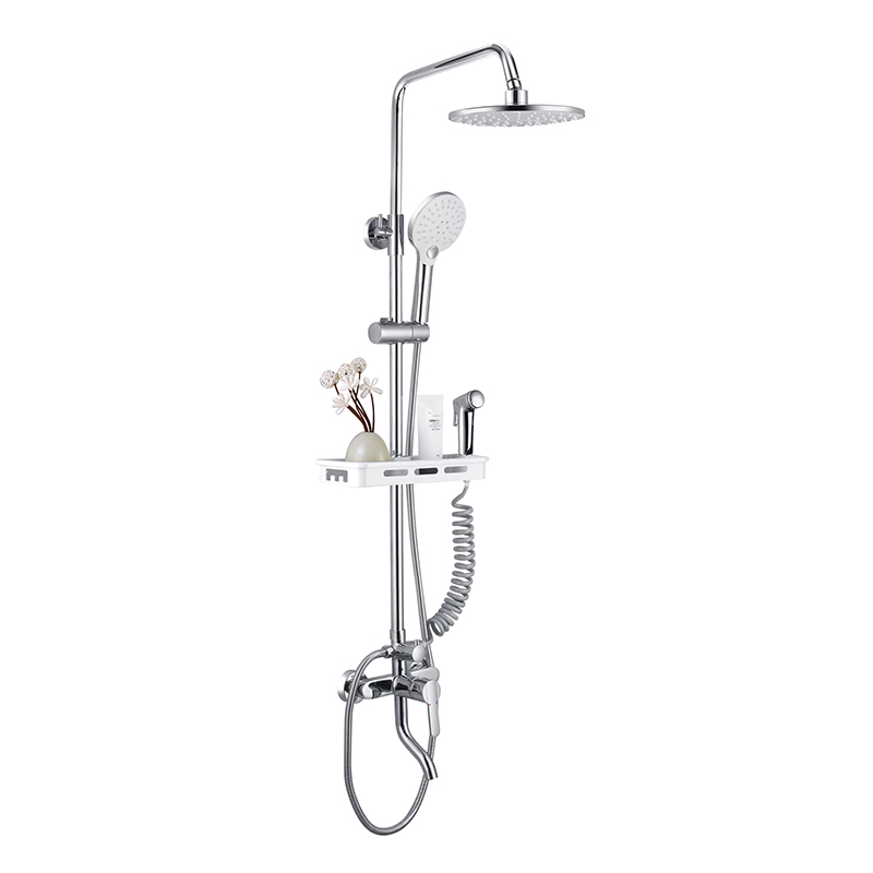 Factory Wholesale Simple Shower Set Hot and Cold Water Shower Mixer with Shower Head and Bathtub
