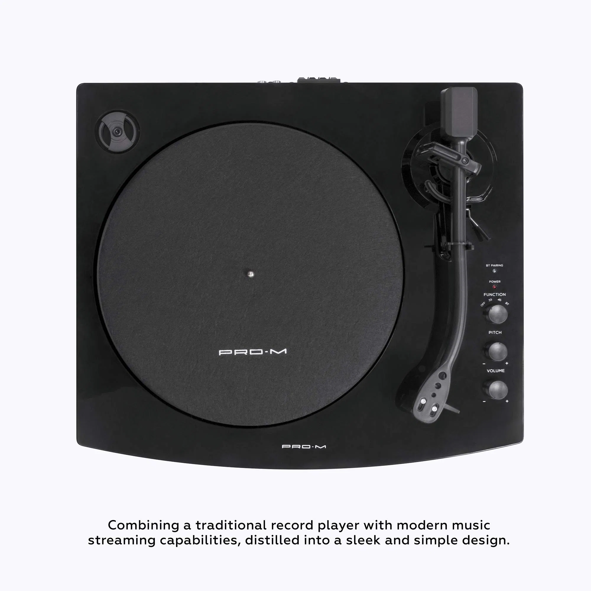 Виниловый проигрыватель с 2 колонками, Bluetooth