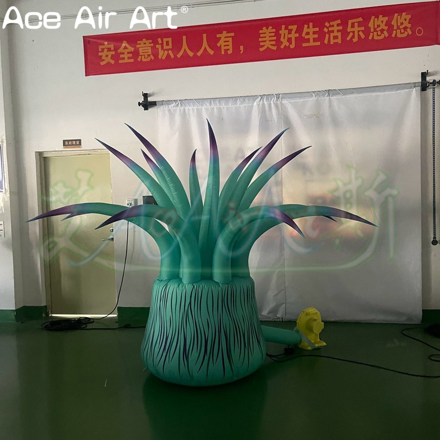 Inflatable Custom Marine Plant Actinia Model Colorful Inflatable Sea Anemone for Sea Theme Event