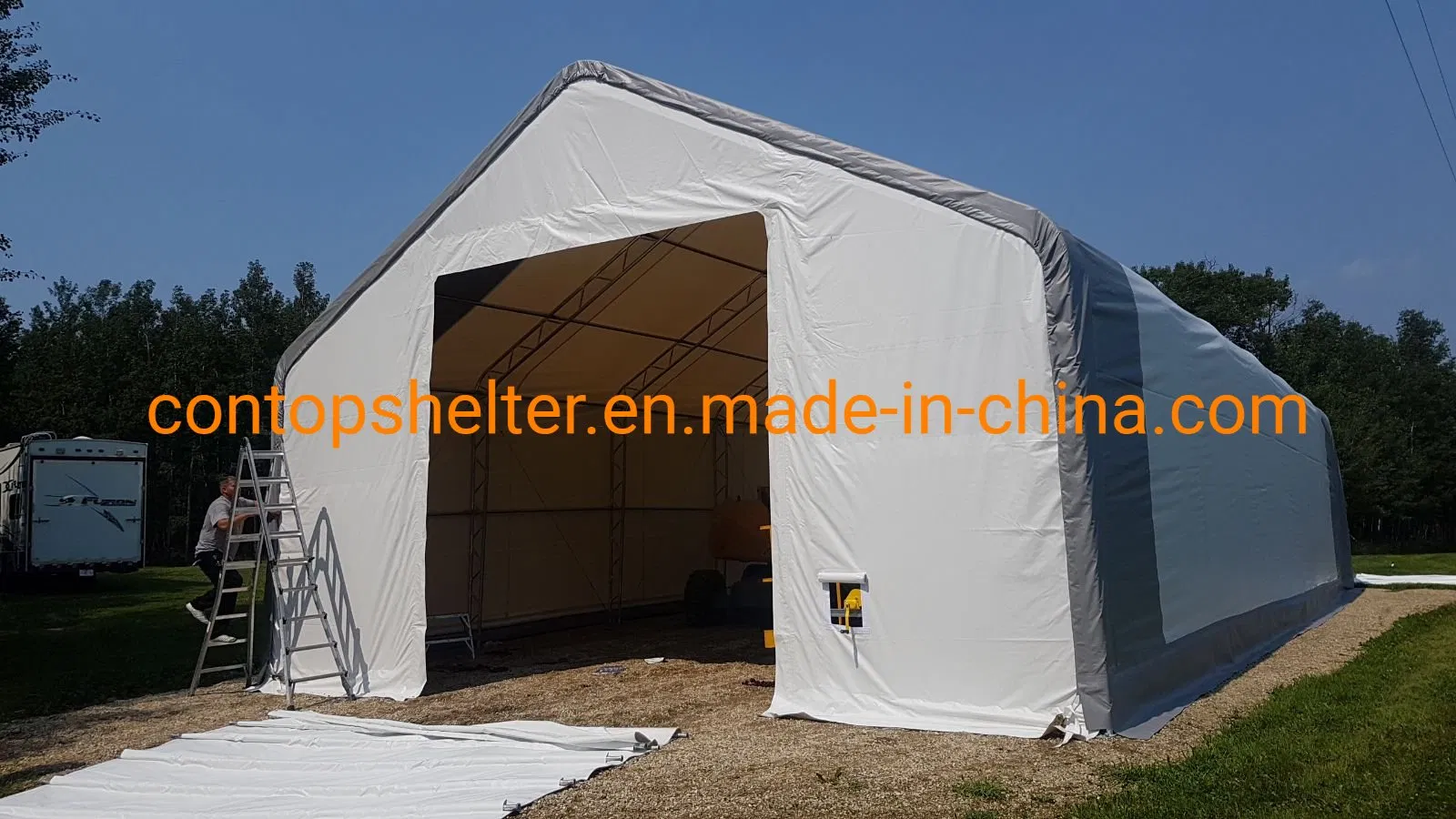 6.1X9.76X4.88m Industrial Heavy Duty PVC Satorage Shelters