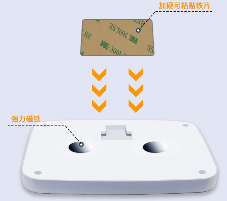 Магнитный светильник для чтения в авто с аккумулятором