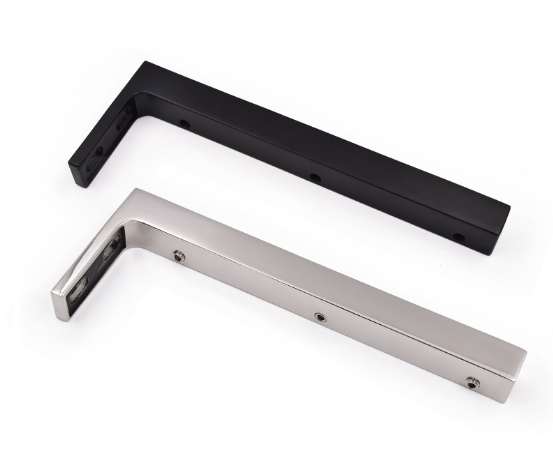 Modern Stainless Steel Bath Glass Shower Room L Bracket