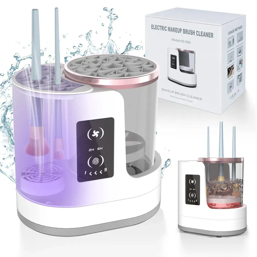 Electric Home 3 in 1 Cleaning Dryer Machine Wholesale Automatic Cosmetic Makeup Sponge Brush Cleaner