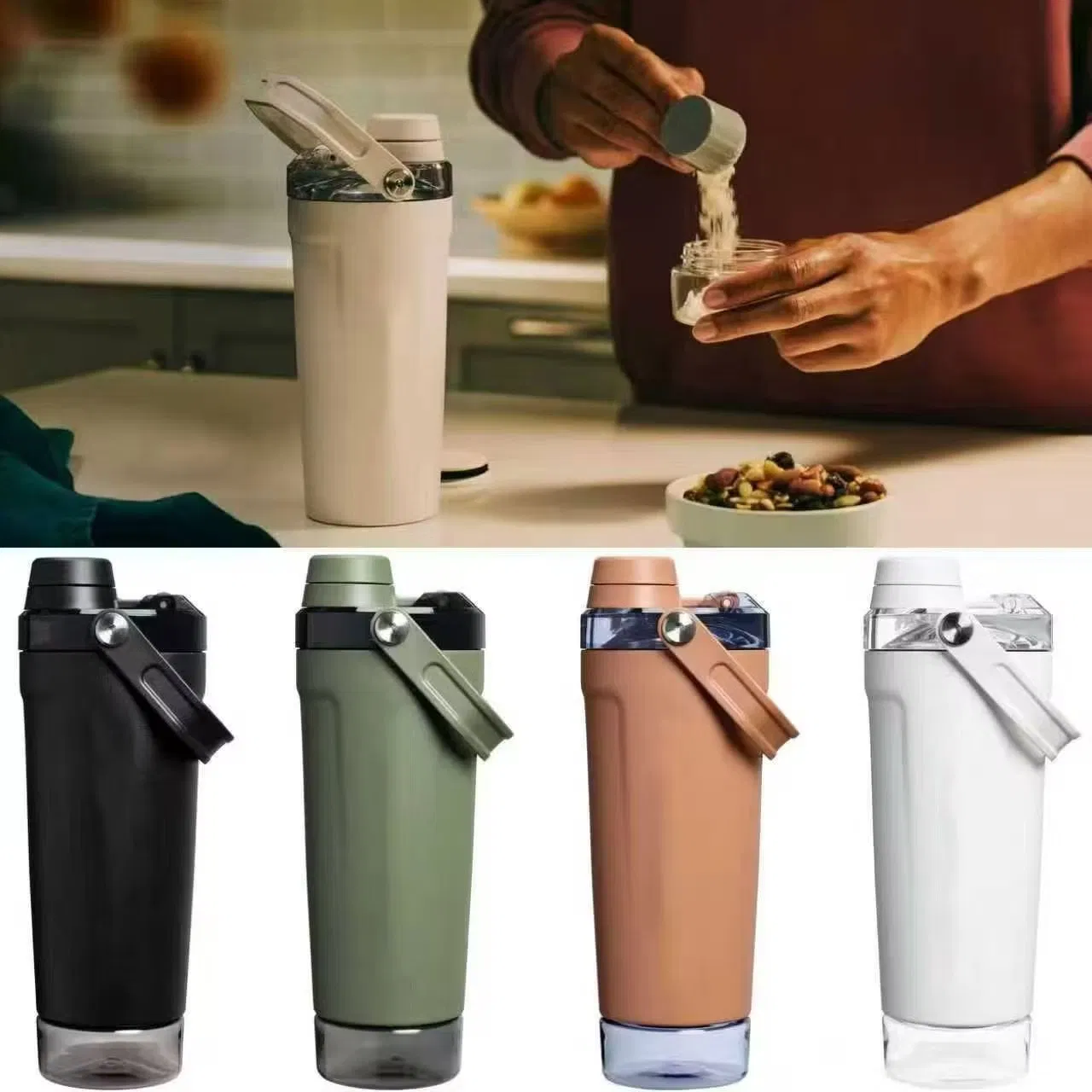 Термокружка вакуумная 20 oz, сталь 304, для фитнеса и путешествий