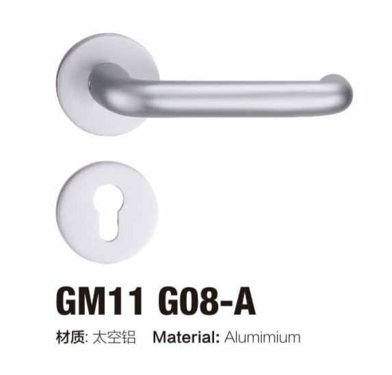 Beautiful Design Aluminum Rosette Security Door Handle Lock (GM11 G08)
