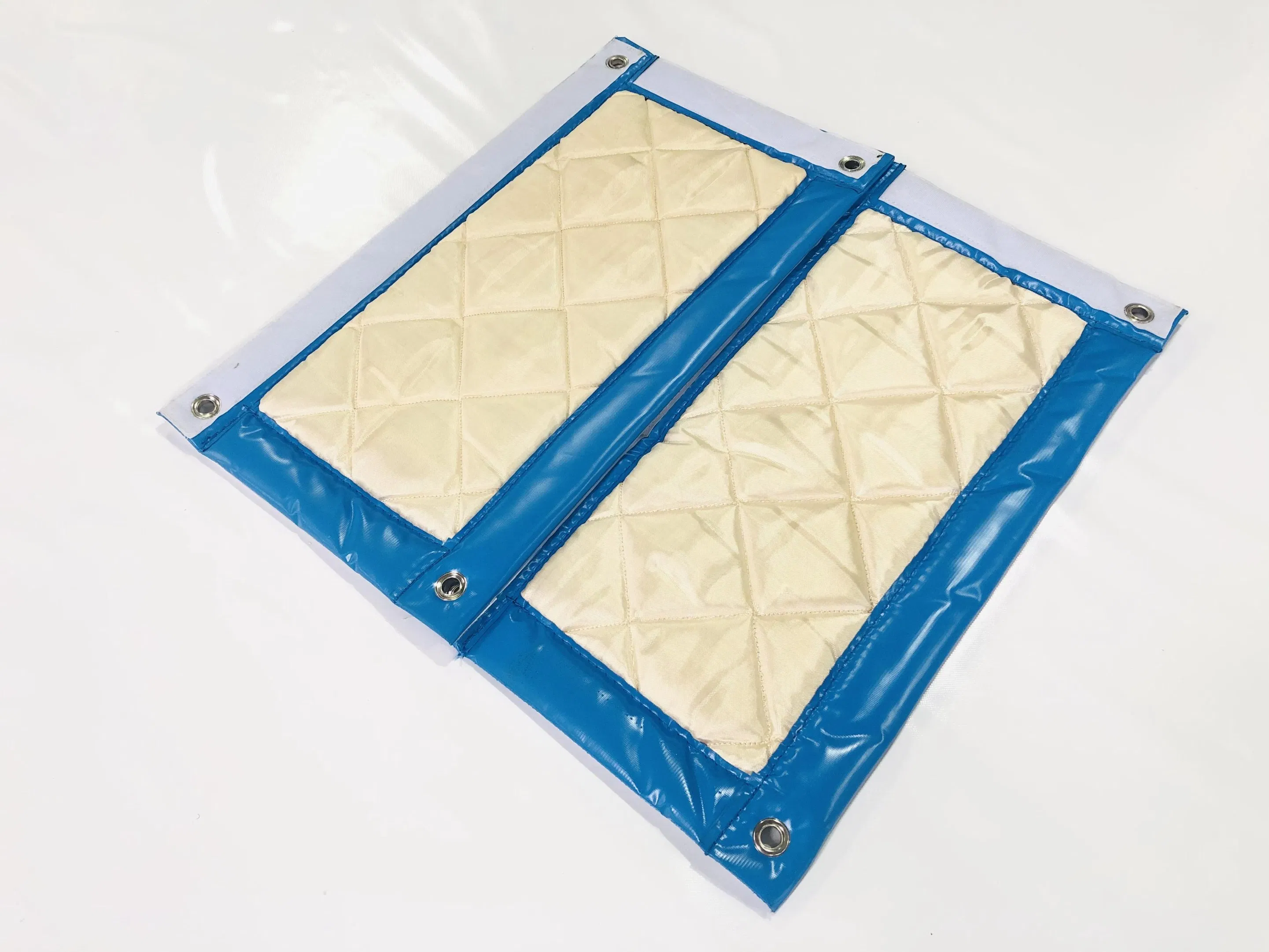 Litong 1m*1m PVC Mesh Coated Tarpaulin Waterproof Anti-UV Flame-Retardant Noise Barrier for Recording Room