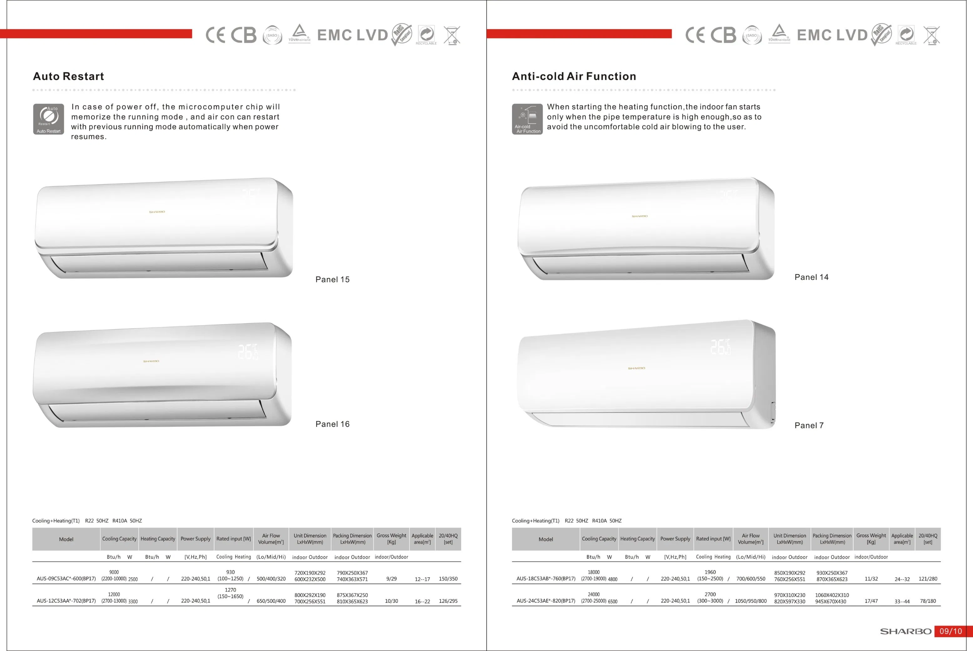 24000 BTU Inverter Split Indoor Hot Sale Cooling Air Conditioner