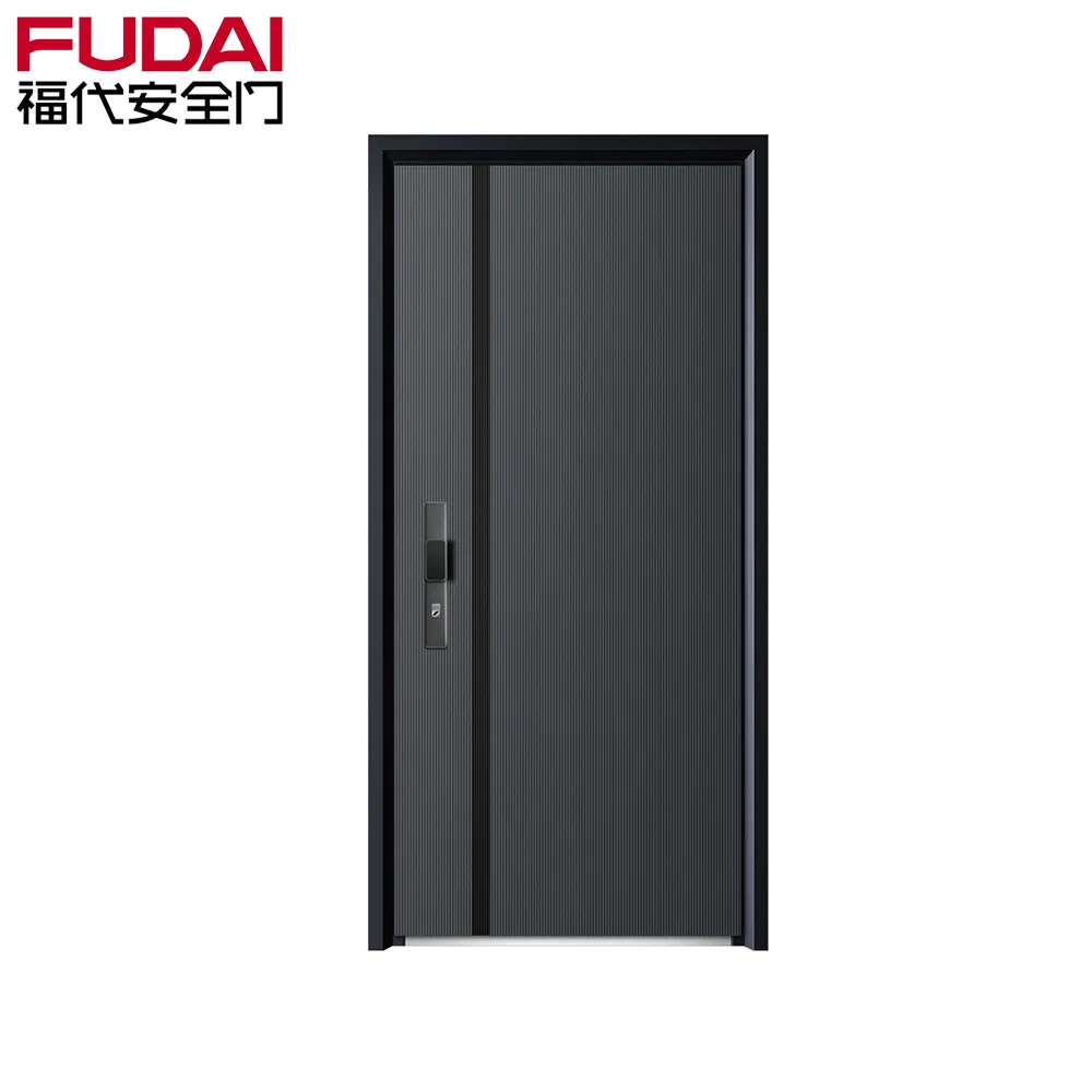 Main Entrance Modern Outdoor Luxury Anti-Theft Steel Exterior Front Safety Door