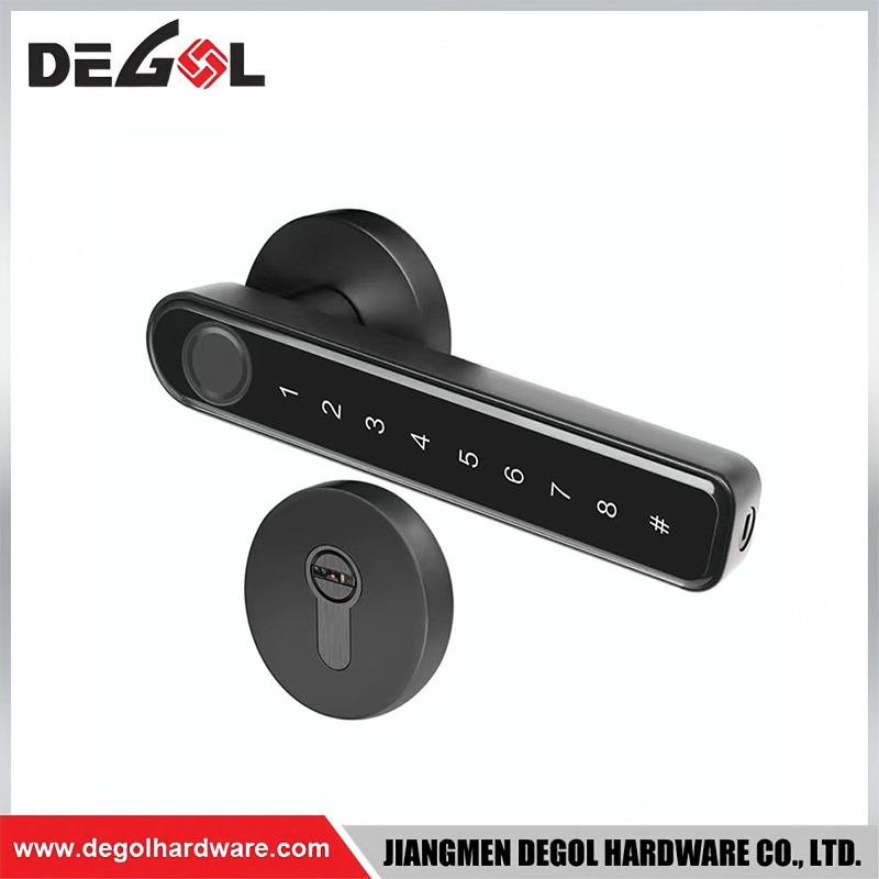 Anti-Pry Smart Door Lock with Auto-Lock & Alarm System for High-Traffic Commercial Entrances