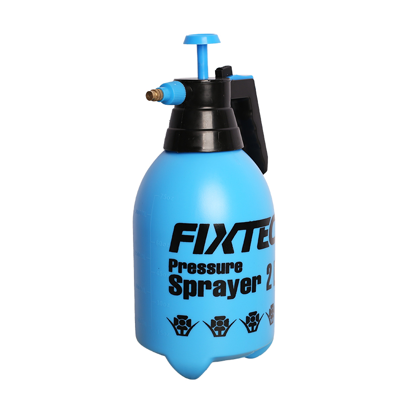 Fixtec Agriculture Hand Pump Sprayer 2L PE 1.4bar Garden Copper Nozzle Sprayer with PE Bag