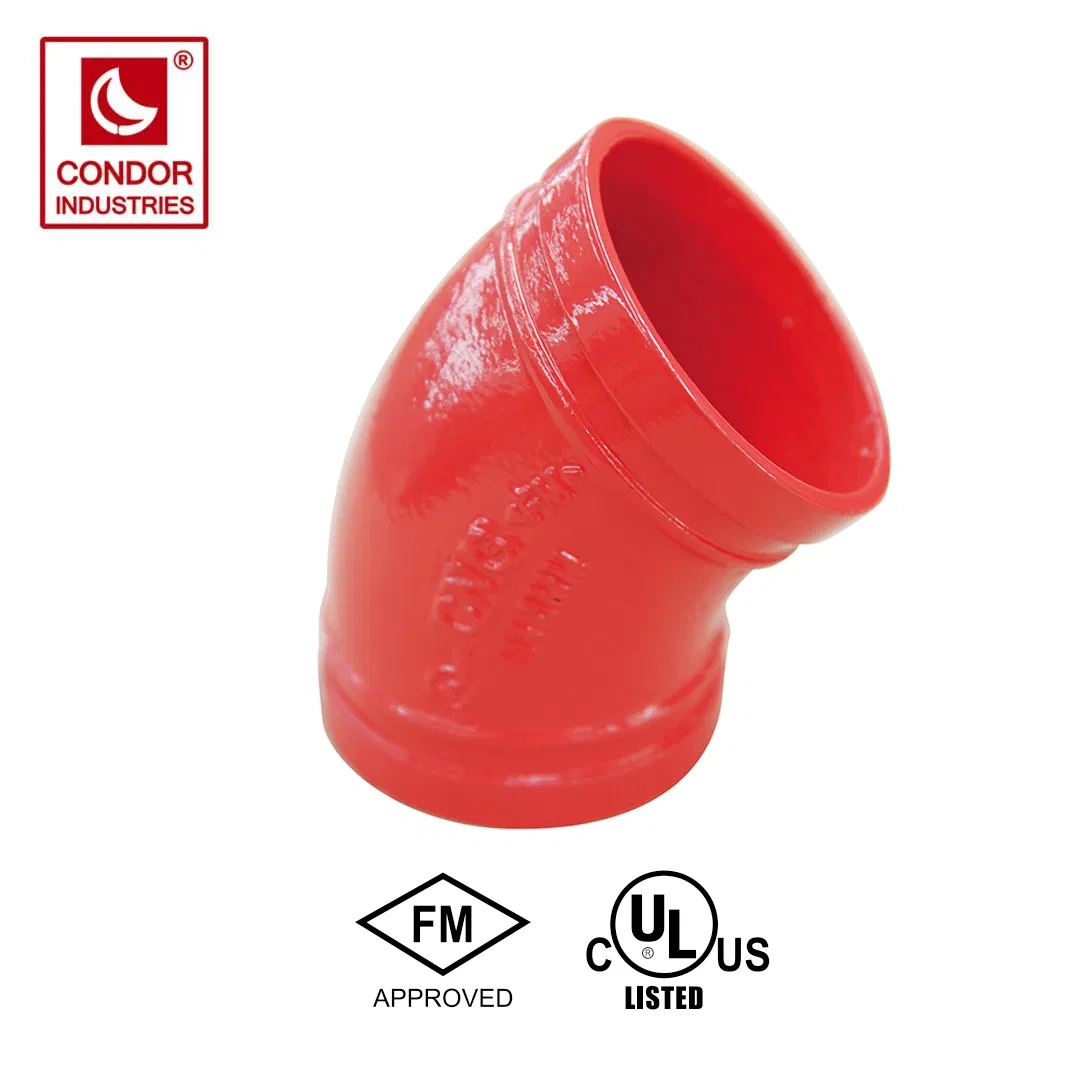 Fire Fighting UL FM Approval Style 120 45° Elbow