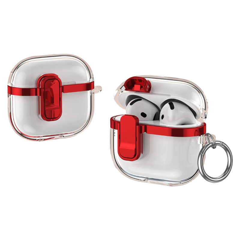 Прозрачный чехол с электропластикой для AirPods PRO 2/PRO