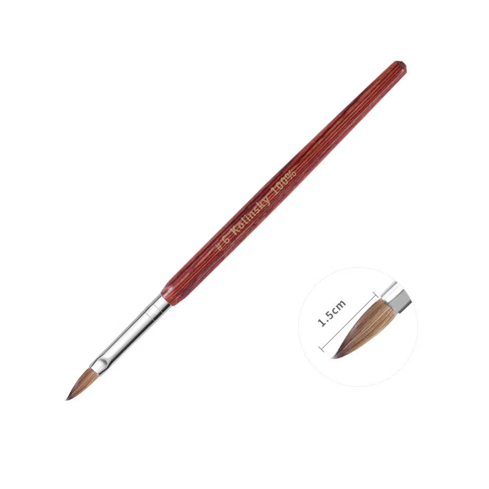 Wholesale 100% Pure Kolinsky Acrylic Nail Brush, Nail Art Brush