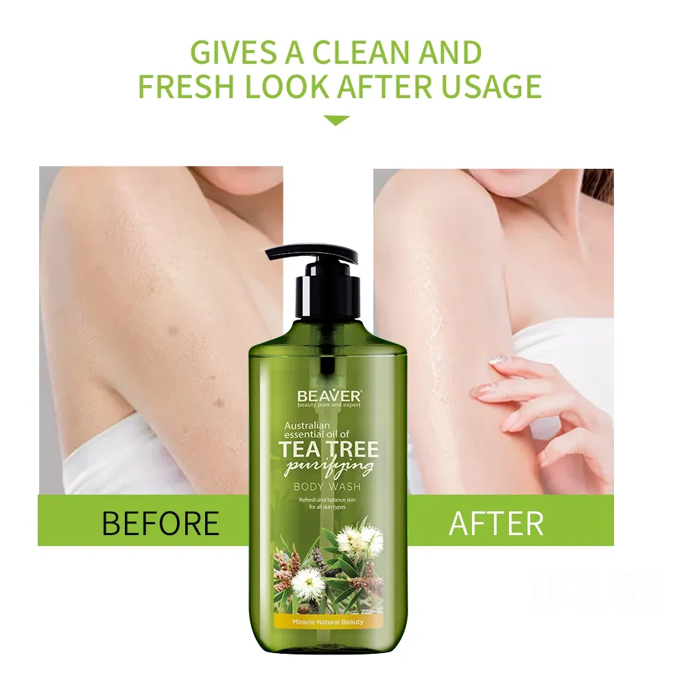 Beaver Tea Tree Skin Body Care Cream Shower Gel Guangzhou Body Wash