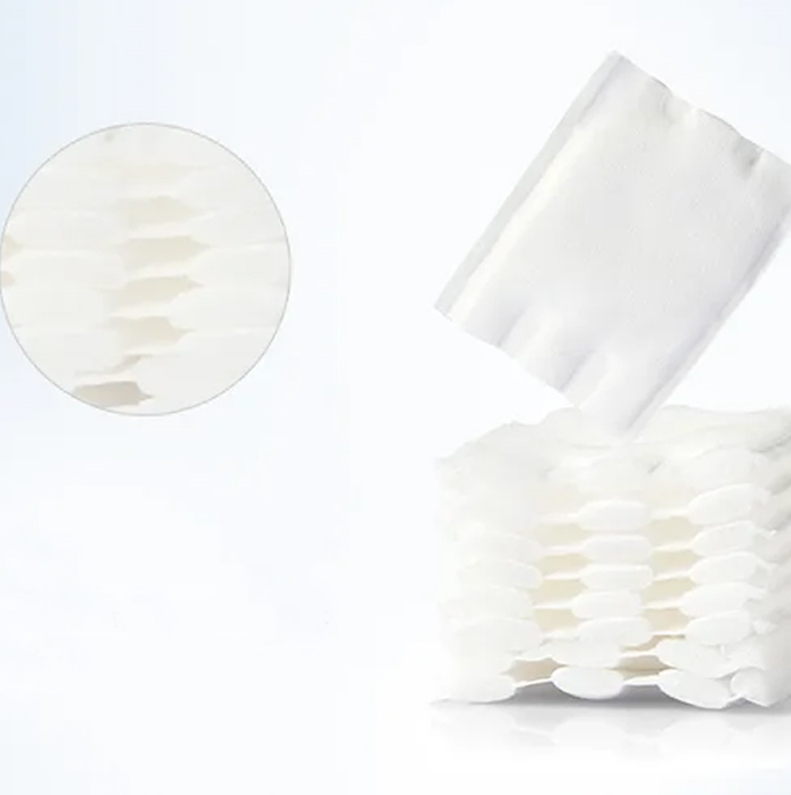 200PCS Soft Super Absorbent Dressing Highly Absorbent Zig Zag Cotton Dressing 100% Cotton Dressing Pad