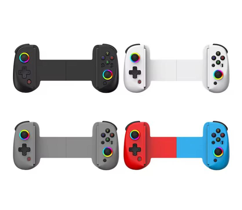 Беспроводной геймпад D8 с RGB-подсветкой для PS3, PS4, Switch