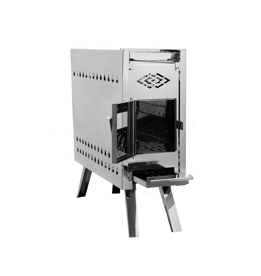 Wood-Burning Stove with Glass Wood Burning Sauna Stove for Outdoor