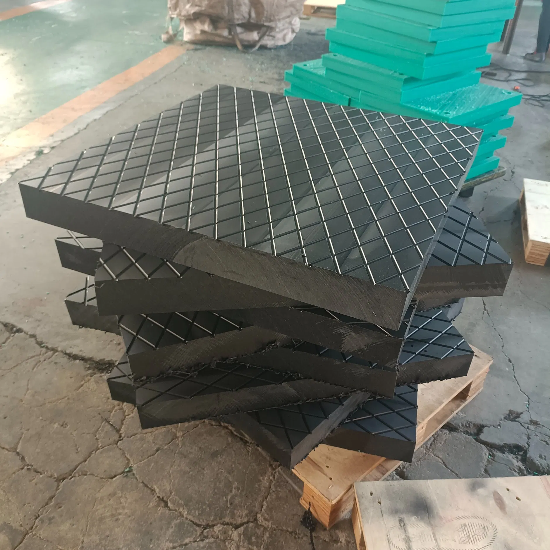 Customizd Outrigger Pads Plastic Polyethylene Crane Mats