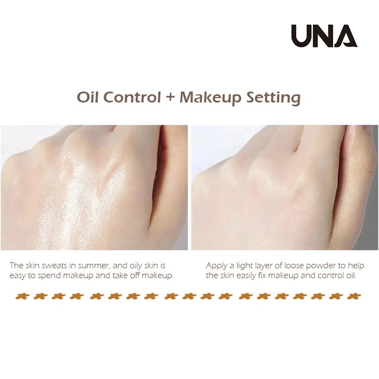 OEM ODM Private Label Long Lasting Oil Control Concealer Primer Face Makeup Setting Loose Powder with Puff