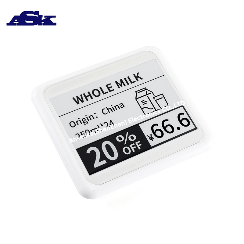 4.2-Inch High-Resolution NFC E-Ink ESL Tag - Wireless Electronic Shelf Label Solution with WiFi & Multi-Language Support