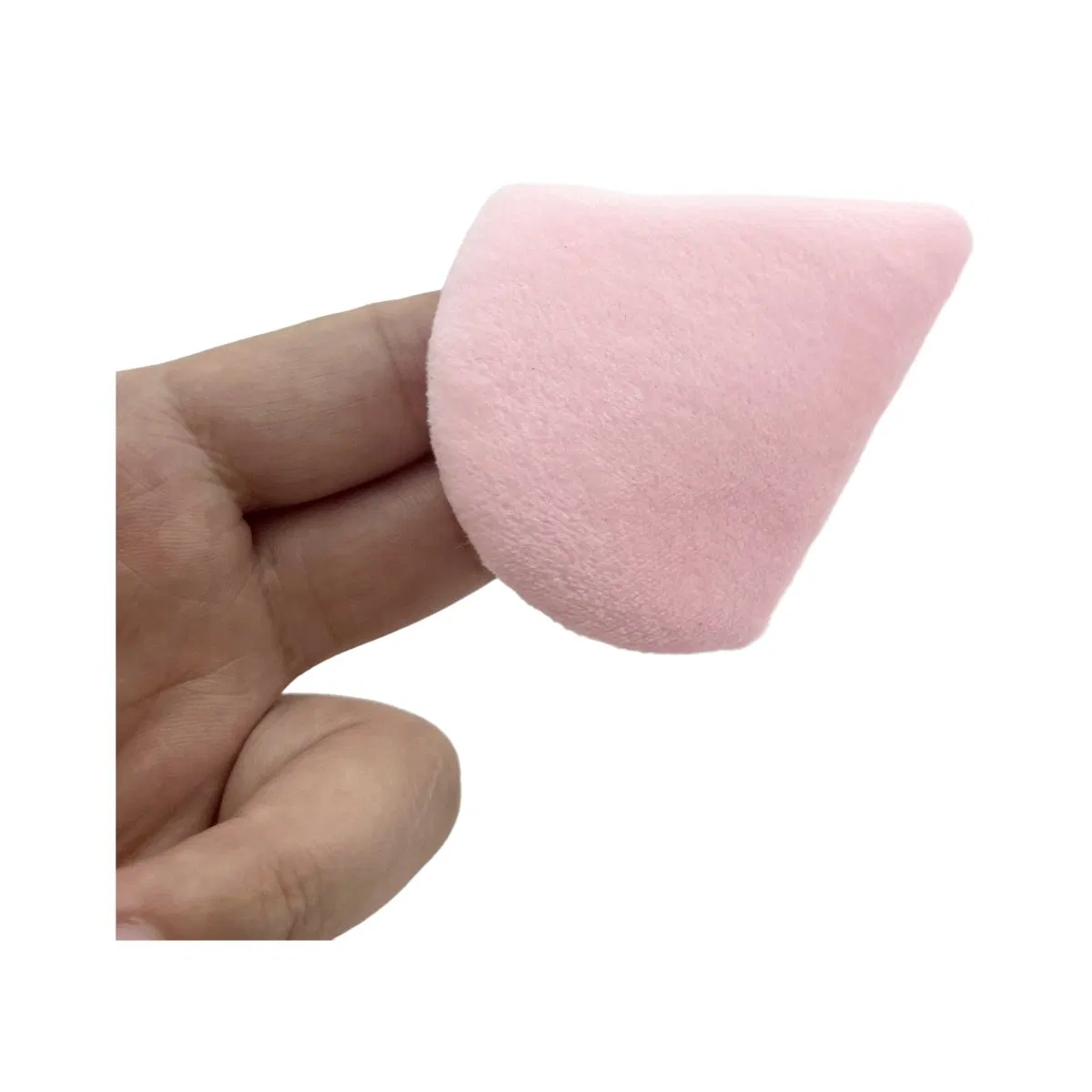 Non-Disposable Custom Fan-Shaped Makeup Sponge Puff Portable Cosmetic Powder Puff