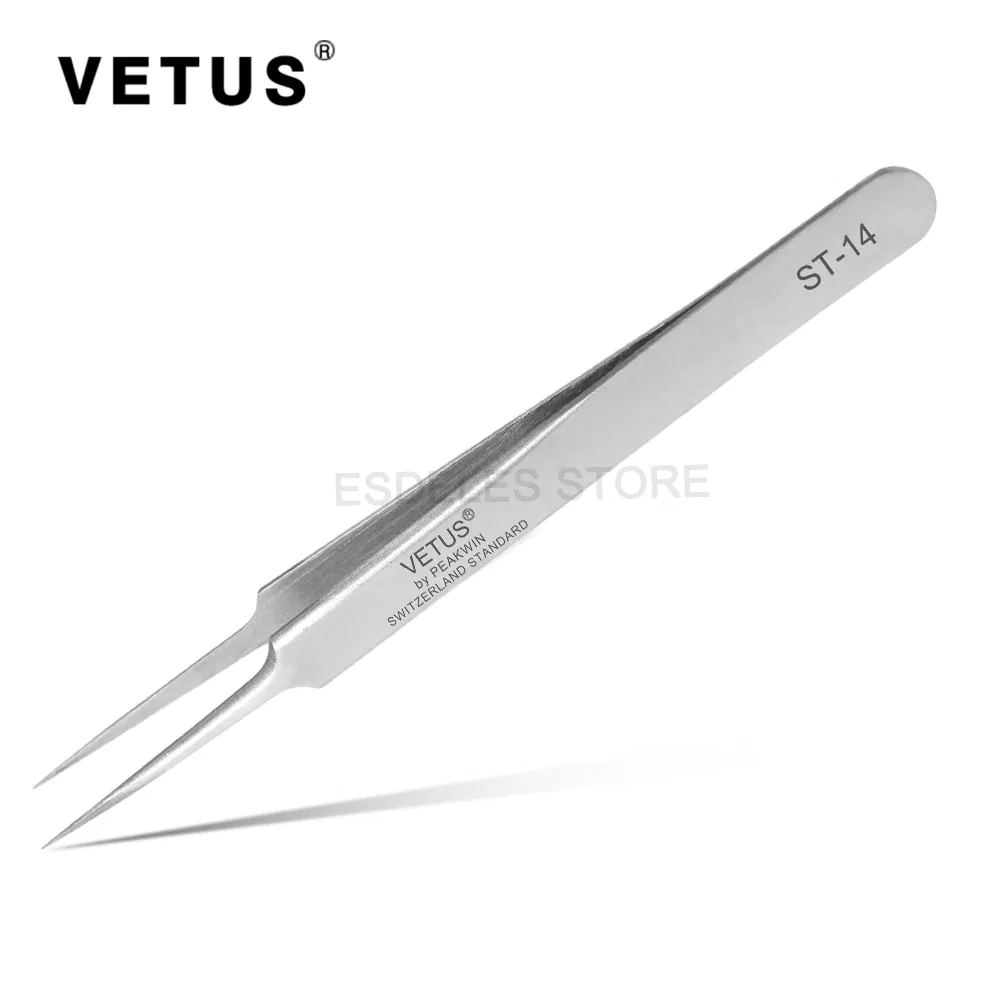 St Series Eyelash Extension Precision Tweezers Hardened Stainless Steel Tweezers
