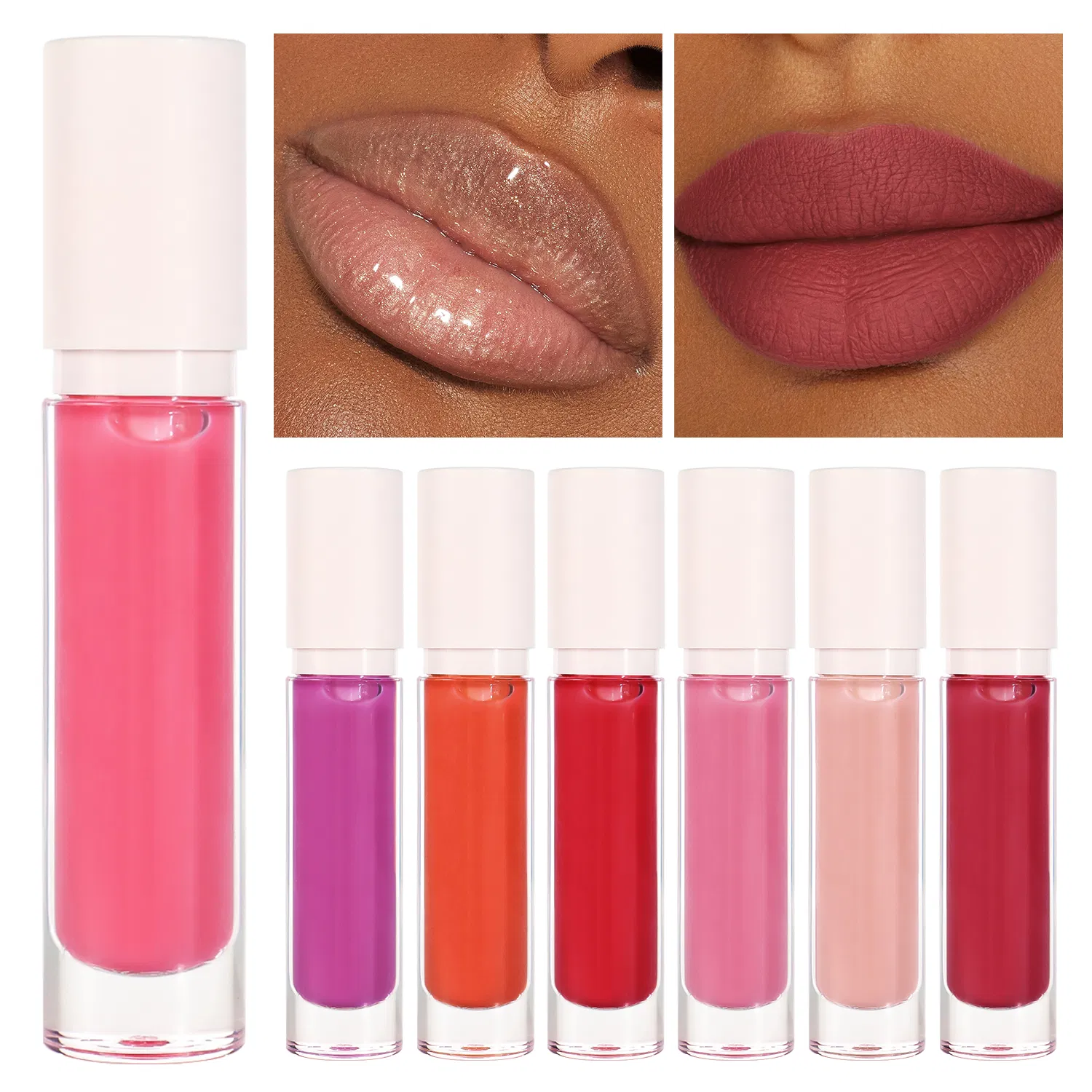 Hot Lip Makeup Tinted Lipgloss Private Label Cosmetics with GMPC