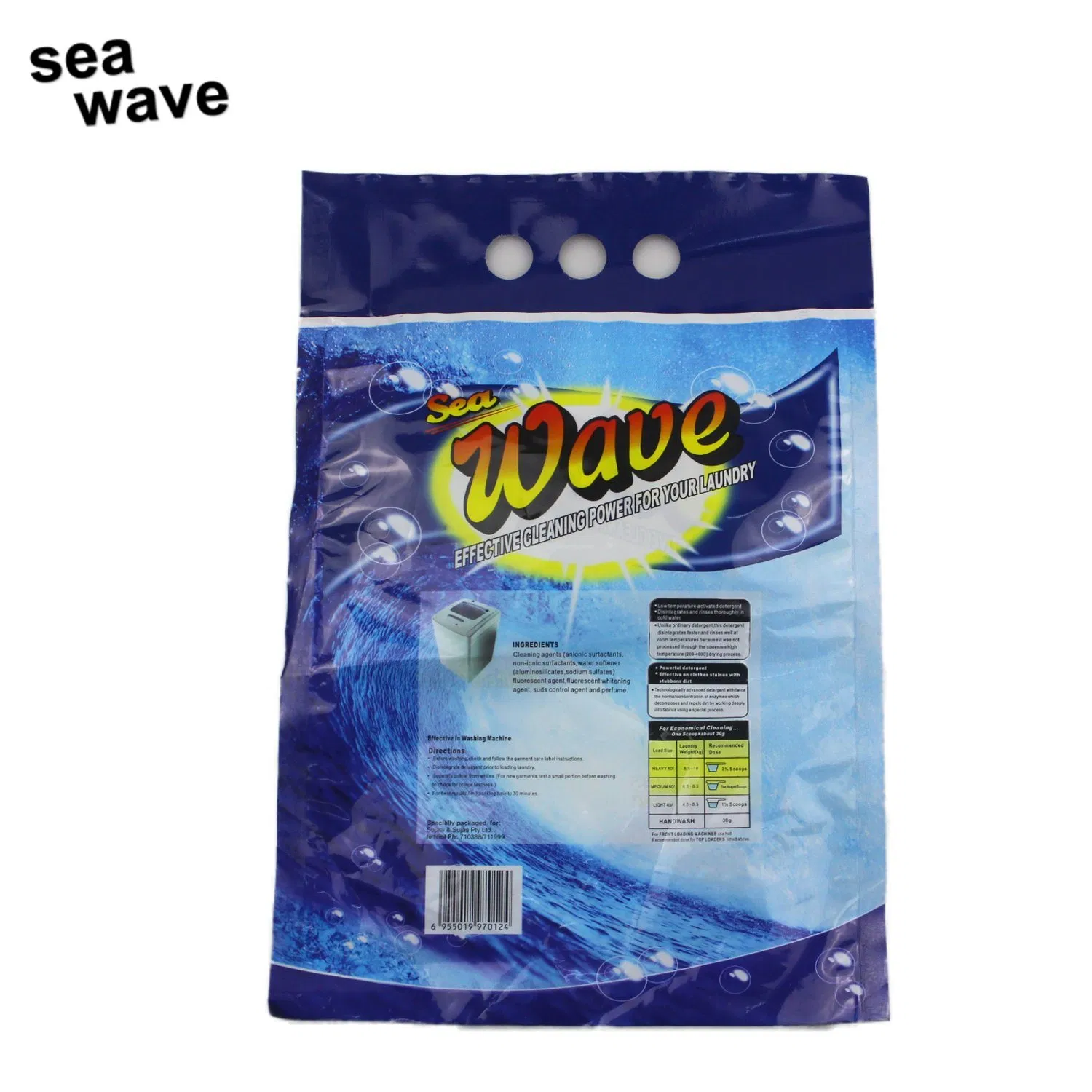 Wholesale Price Chinese Manufacturer Hot Sales 3kg Washing Powder/Laundry Detergent, Cheap