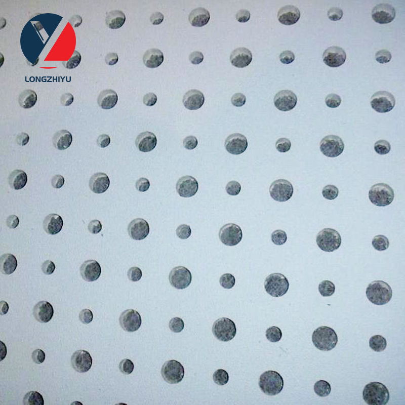 60X60 Perforated Ceiling Tile Gypsum Board False Ceiling